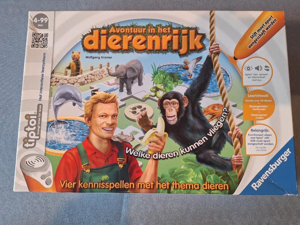 Tiptoi- Avontuur in het dierenrijk, Kinderen en Baby's, Speelgoed | Educatief en Creatief, Ophalen, Zo goed als nieuw, Taal en Lezen