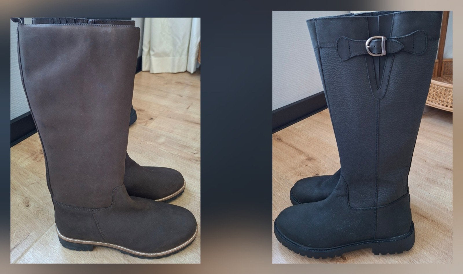 NIEUW Human Nature Laarzen Jolyn & Jazmin Bruin  Zwart Mt 40, Kleding | Dames, Schoenen, Hoge laarzen, Overige kleuren, Nieuw