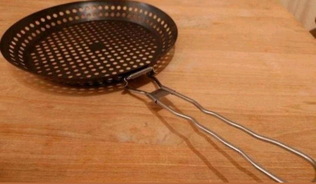 BBQ Grillpan / Barbecue grillpan, zgan!, Ophalen of Verzenden, Zo goed als nieuw