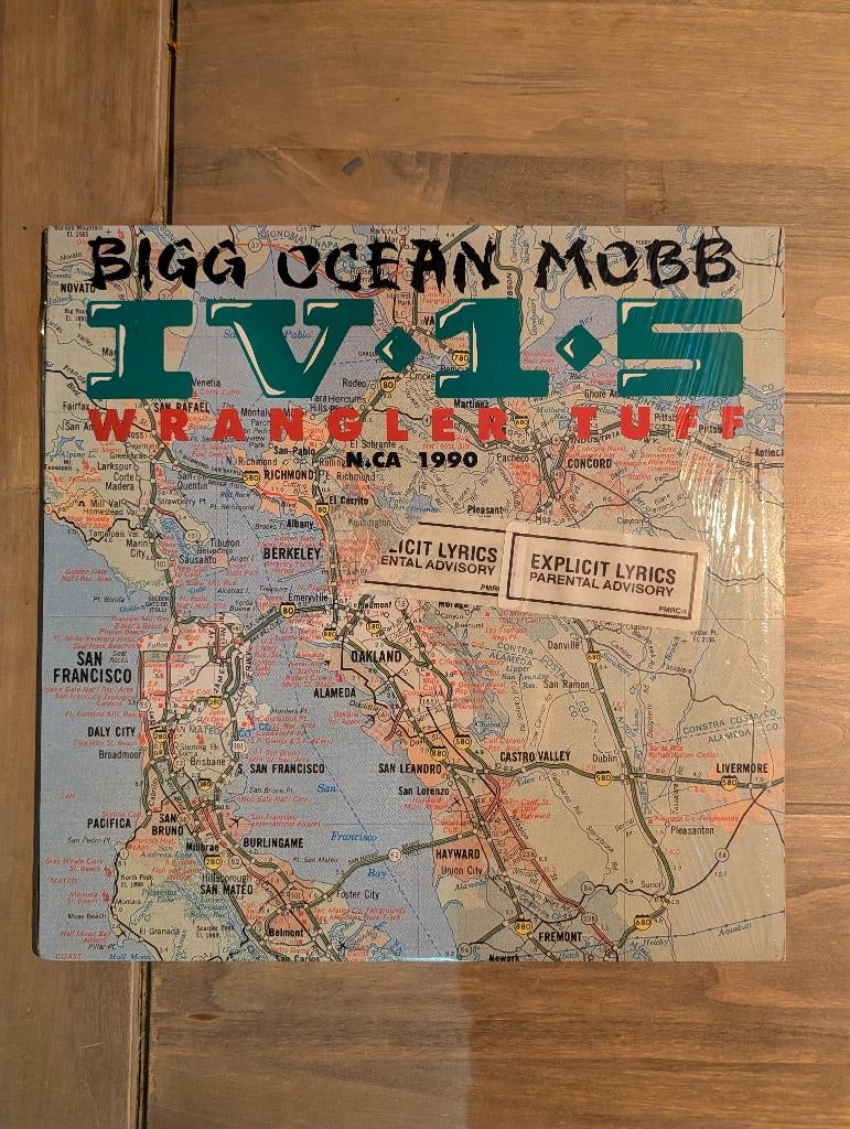 Vinyl, Bigg Ocean Mobb IV-1-5, Wrangler Tuff, 1990, Cd's en Dvd's, Vinyl | Hiphop en Rap, Ophalen of Verzenden, 1985 tot 2000