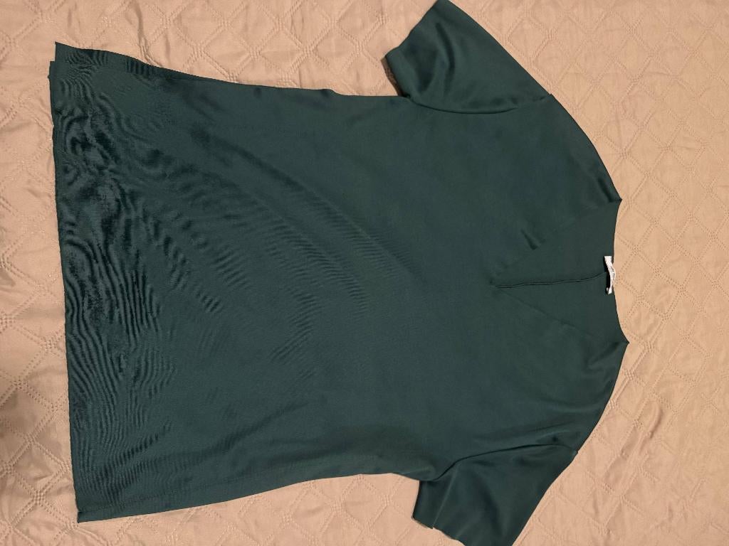 Zara groene jurk maat M – basic / chic, Maat 38/40 (M), Zara, Ophalen of Verzenden, Zo goed als nieuw
