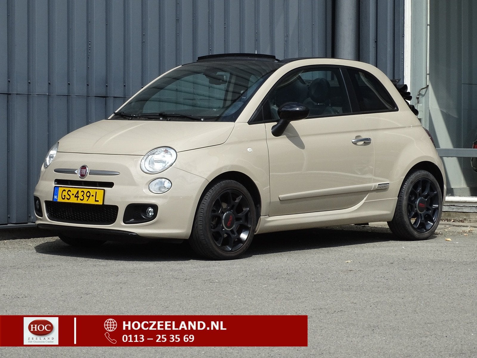 Fiat 500C 0.9 TwinAir Turbo 500S Cabrio (bj 2015), Auto's, 945 kg, Euro 6, Origineel Nederlands, Bedrijf