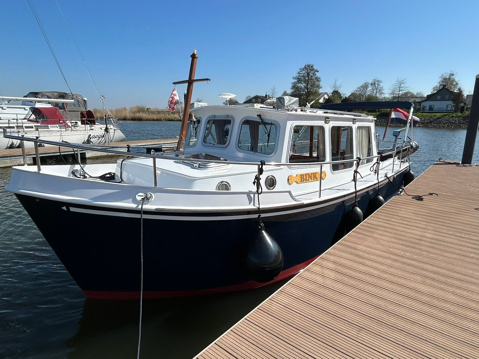 Stoere Compact 800 uit 2002 met 42 pk Vetus., Watersport en Boten, Motorboten en Motorjachten, Overige merken, Gebruikt, Binnenboordmotor