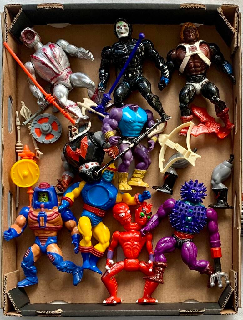 Vintage MOTU Figuren en Wapens [Incompleet & Defect], Ophalen of Verzenden, Gebruikt