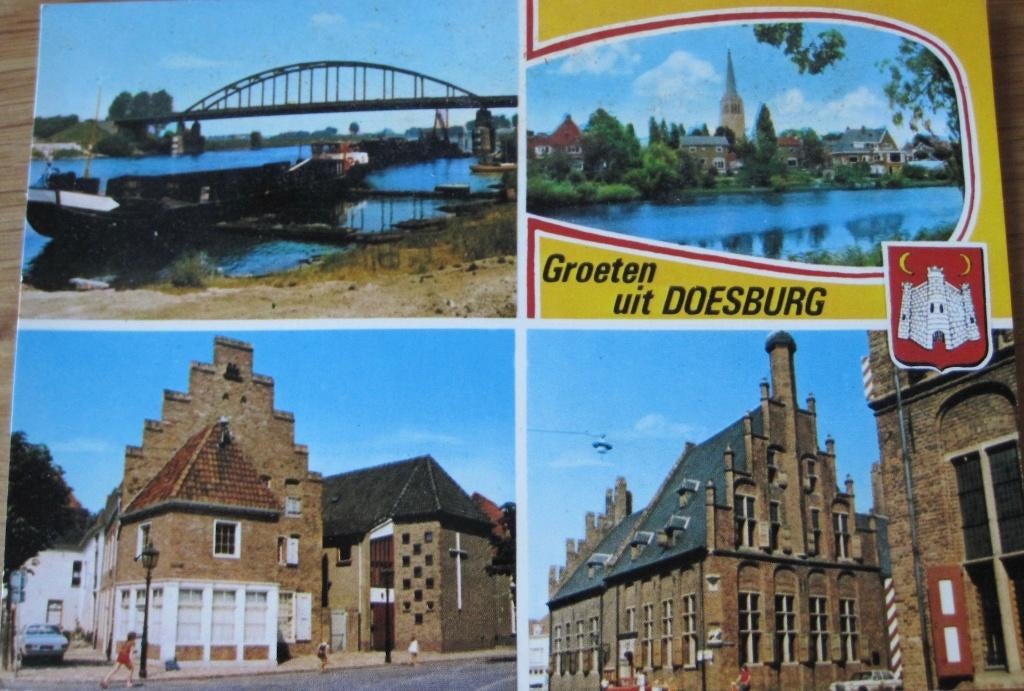 Twee keer groeten uit Doesburg - nieuw, Verzenden, 1980 tot heden, Ongelopen, Gelderland