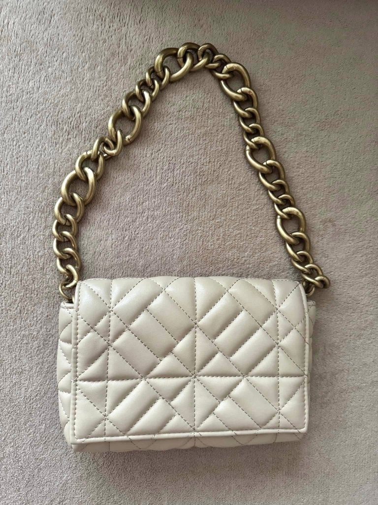 Zara tas, Ophalen of Verzenden, Zo goed als nieuw, Beige, Schoudertasje