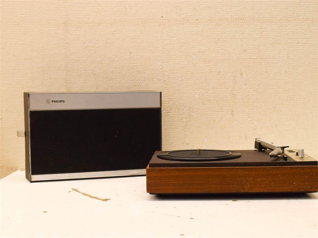 Philips 633 draagbare platenspeler 51645, Audio, Tv en Foto, Platenspelers, Ophalen of Verzenden, Gebruikt, Thorens