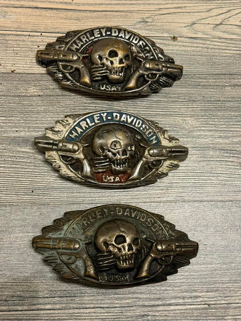 Lot Harley Davidson gespen, Kleding | Heren, Riemen en Ceinturen, Losse buckle of gesp, Overige kleuren, Minder dan 95 cm, Ophalen of Verzenden