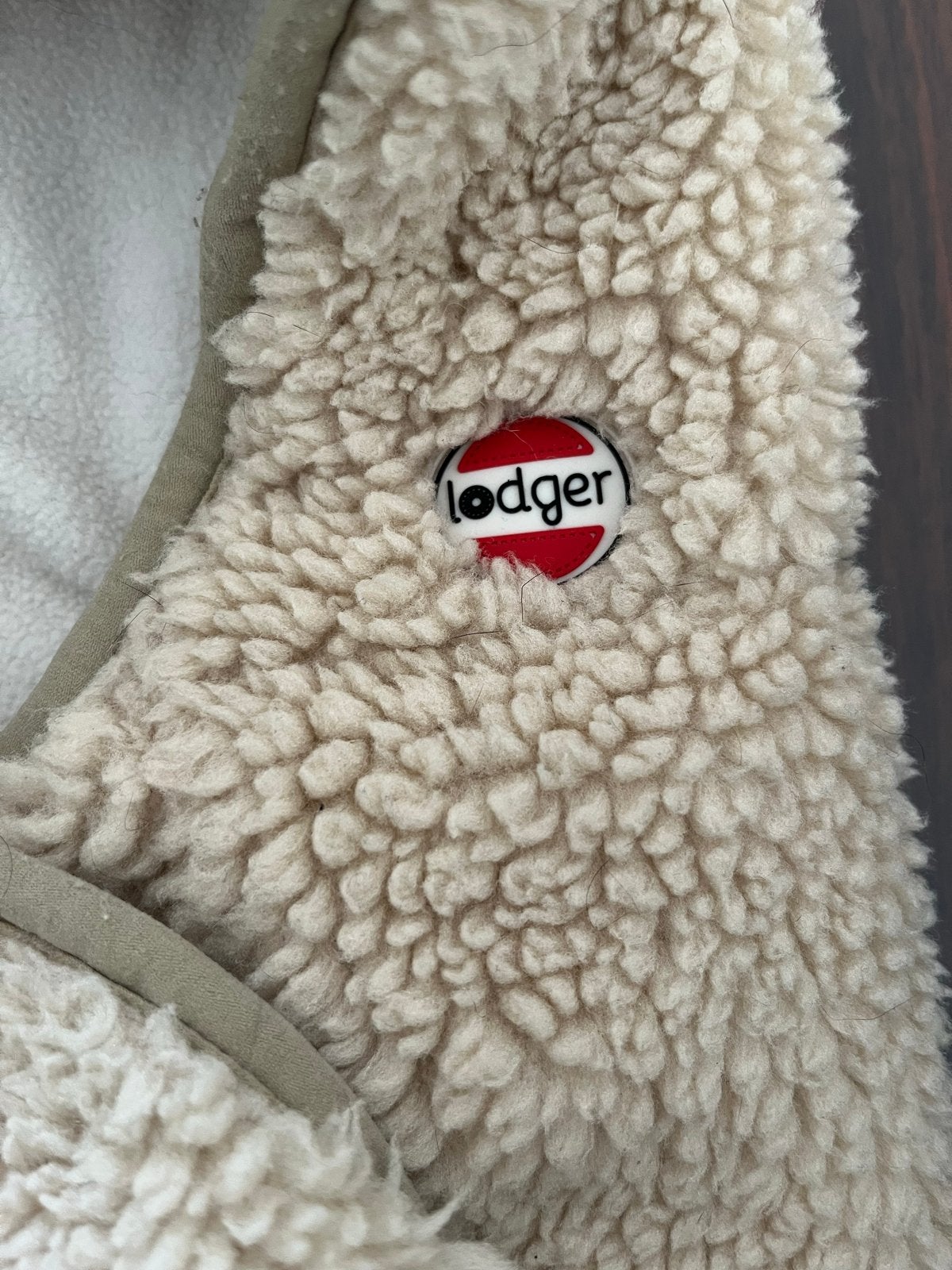 Lodger Bunker voetenzak teddy beige, Lodger, Ophalen of Verzenden, Zo goed als nieuw, Gevoerd