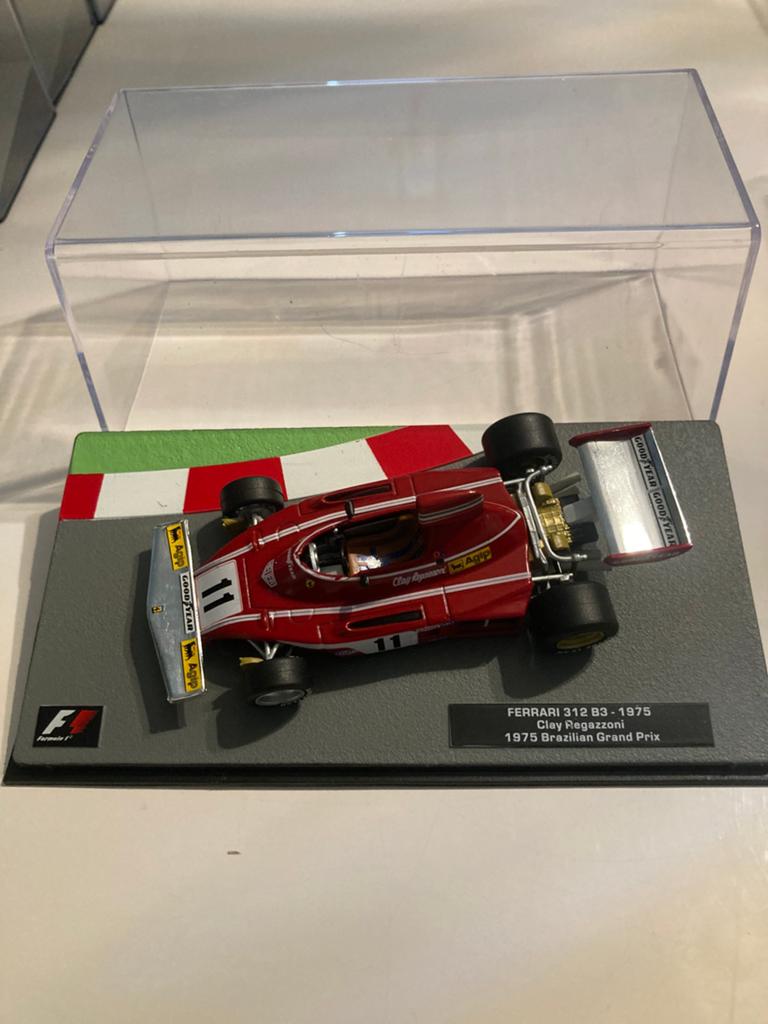 Ferrari 312b3-1975 clay regazzoni 1/43, Ophalen of Verzenden, Nieuw, Auto