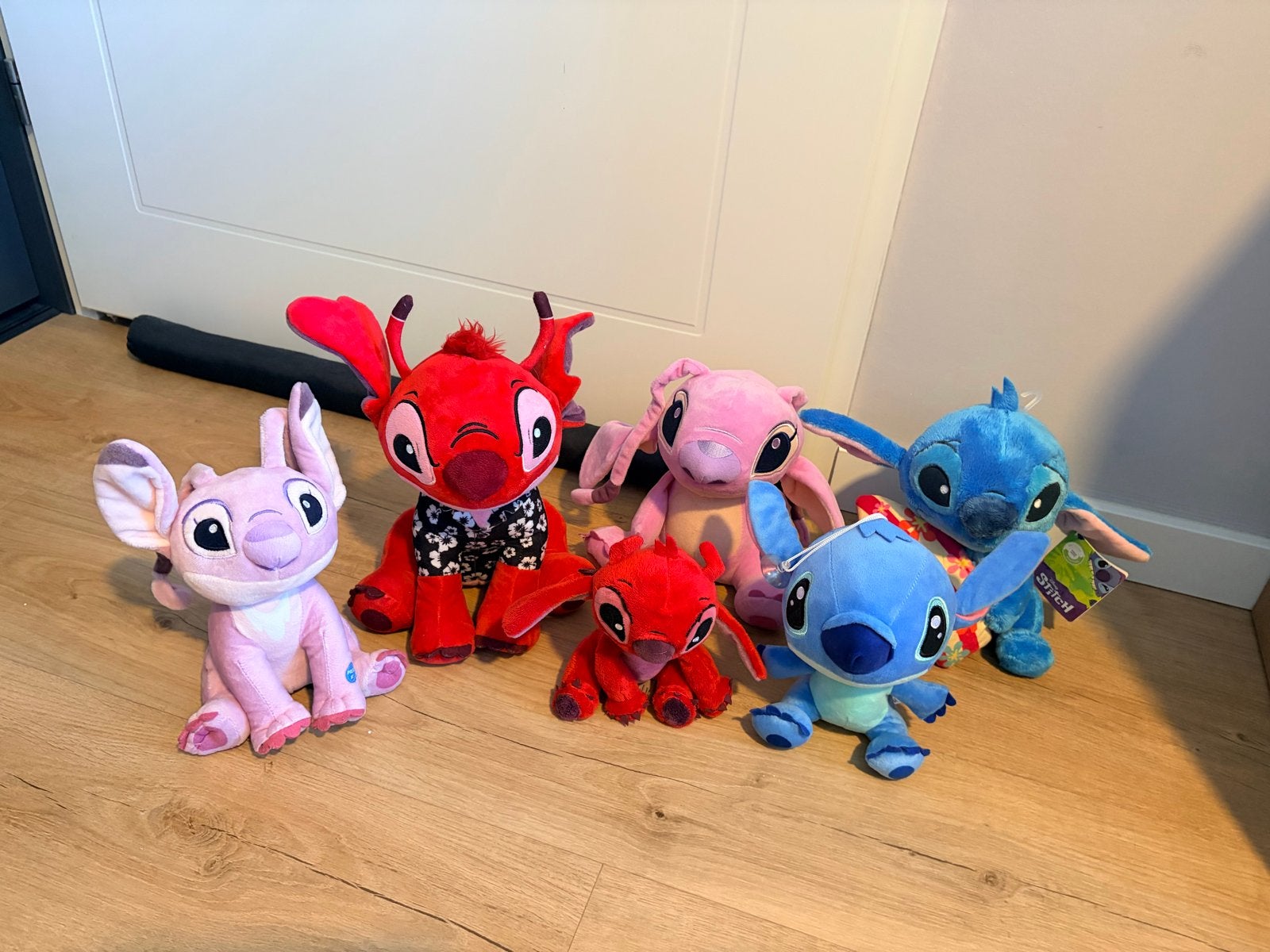 Stitch en Angel knuffels - Disney Lilo & Stitch, Gebruikt, Disney, Overige typen, Ophalen of Verzenden