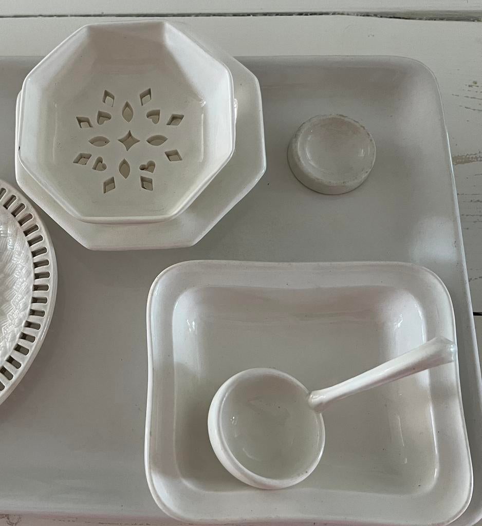 Wedgwood creamware onderdelen kinderservies, Antiek en Kunst, Ophalen of Verzenden