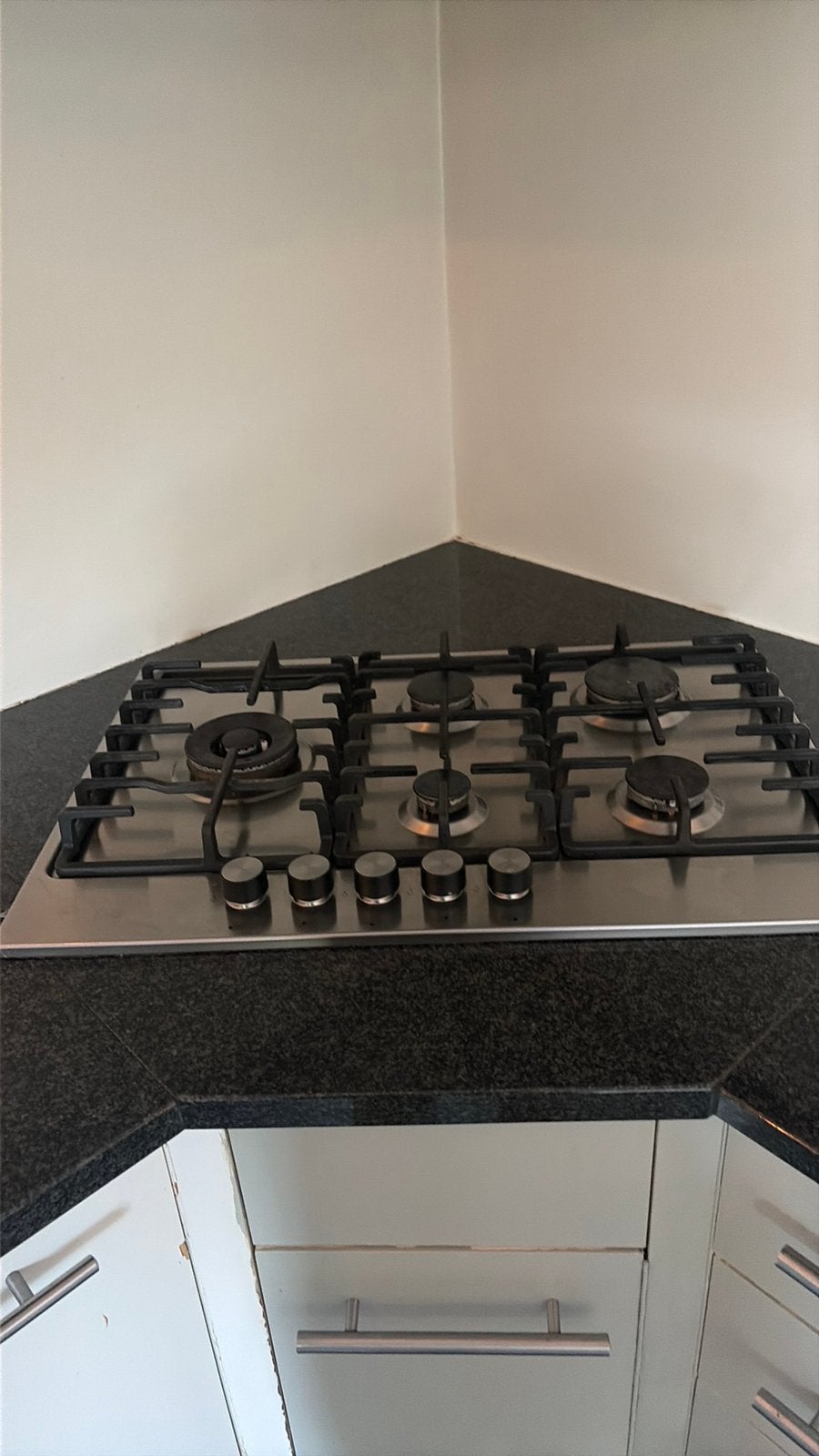 Kookplaat 73 cm 5-pits, Witgoed en Apparatuur, Ophalen, Gebruikt, Inbouw, Gas