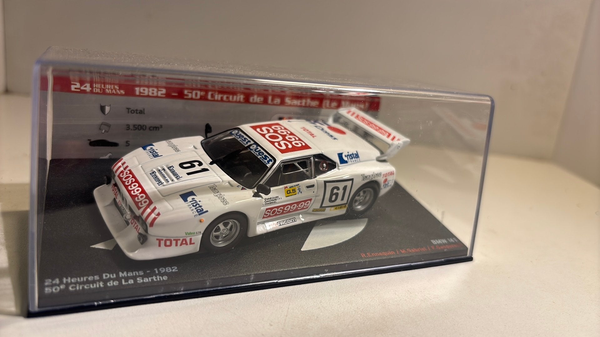 Bmw m1 24 h du mans 1982 altaya 1.43, Overige merken, Auto, Ophalen of Verzenden, A