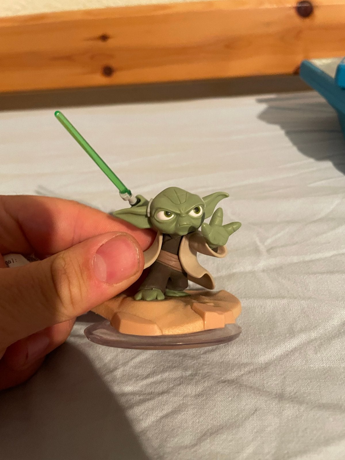 Disney Infinity 3.0 Star Wars Yoda Figuur, Ophalen of Verzenden, Zo goed als nieuw, Actiefiguurtje