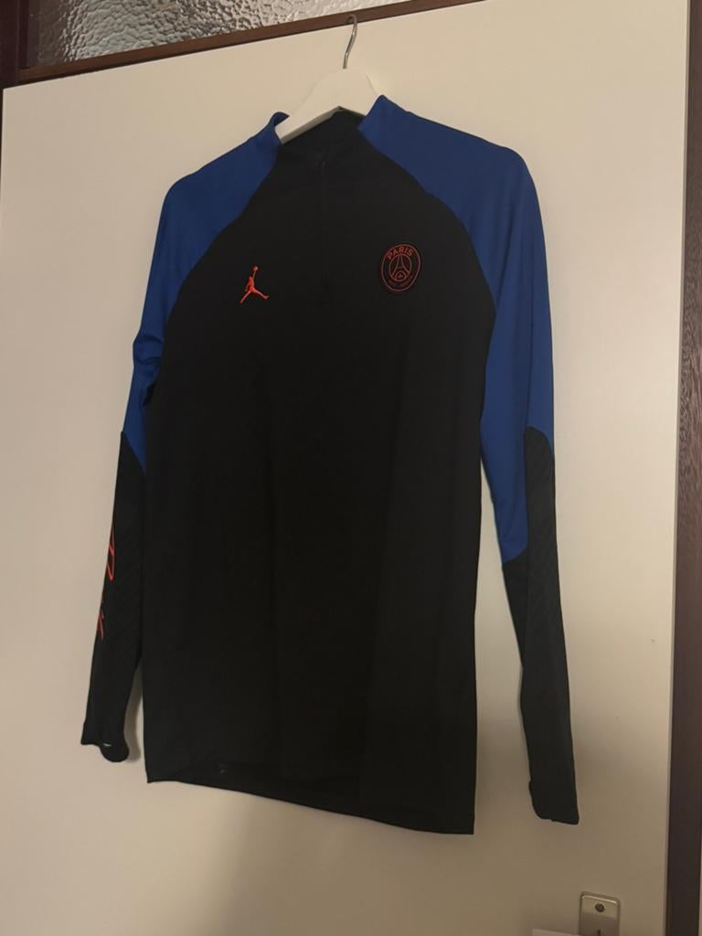 PSG Jordan Trainingspak - Zwart/Blauw, Maat 48/50 (M), Zwart, Ophalen of Verzenden, Zo goed als nieuw