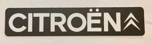 CITROEN logo     - showplaat, Verzamelen, Ophalen of Verzenden, Zo goed als nieuw, Auto's
