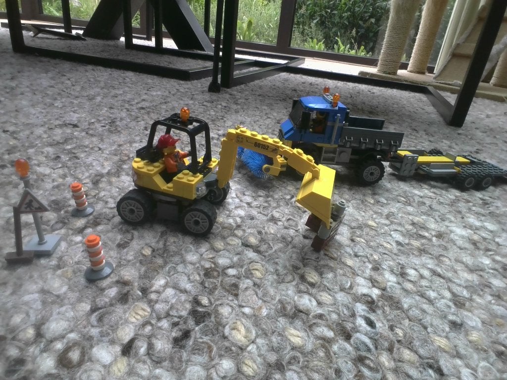 Lego city veegwagen + graafmachiene, Kinderen en Baby's, Speelgoed | Duplo en Lego, Lego, Ophalen of Verzenden, Compleet, Complete set