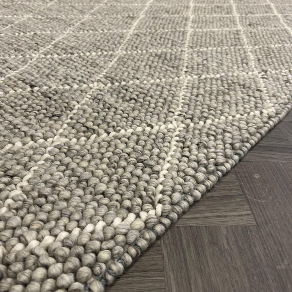 Brinker Stockholm CH8 Vloerkleed - 160x230cm, Grijs, 150 tot 200 cm, 200 cm of meer, Ophalen of Verzenden