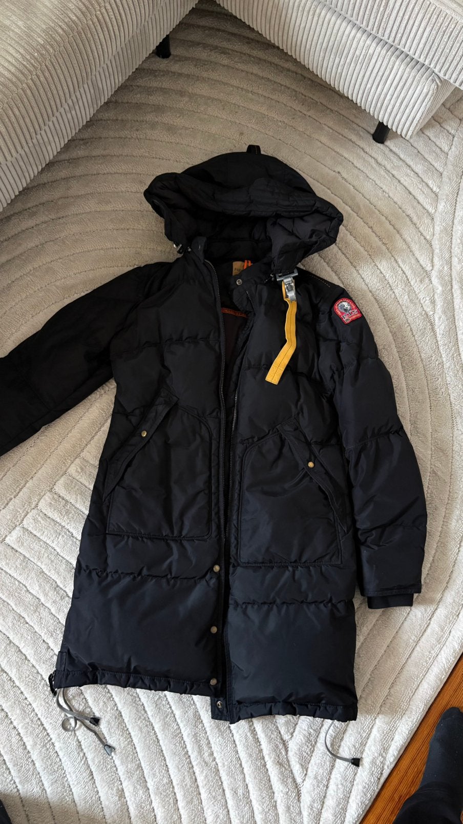 Parajumper Long Bear Parka maar M, Ophalen of Verzenden, Zo goed als nieuw, Geel