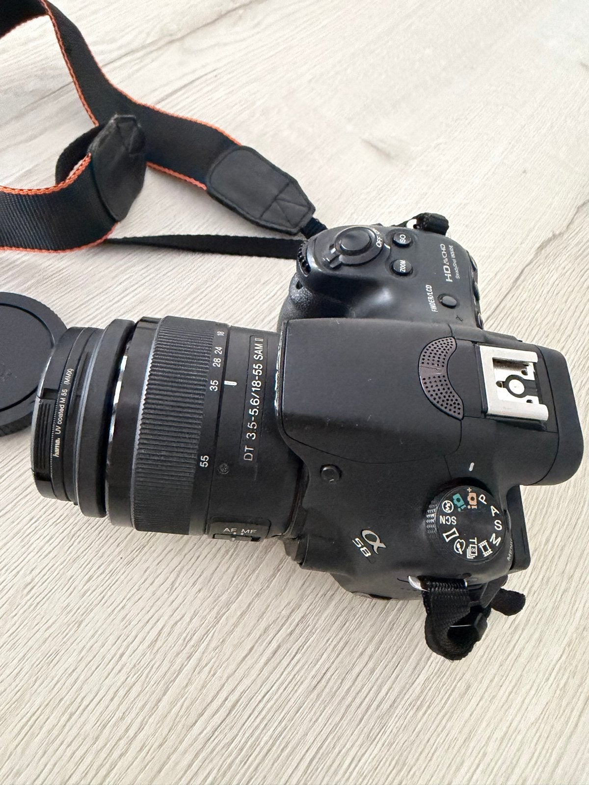 Sony SLT-A58 Spiegelreflexcamera met 18-55mm lens en tas, Ophalen, Gebruikt, Spiegelreflex, Beeldstabilisatie