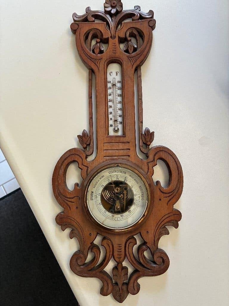 Te koop art deco barometer, Ophalen