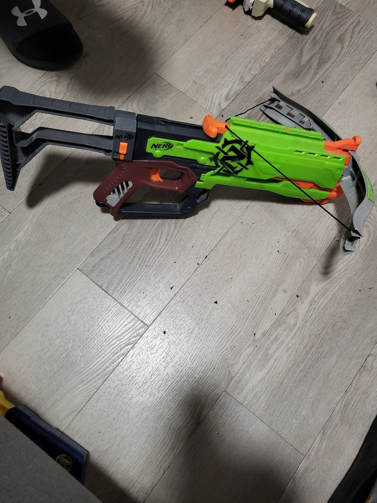 Nerf Zombie Strike Crossbow - Werkt goed!, Ophalen of Verzenden, Gebruikt