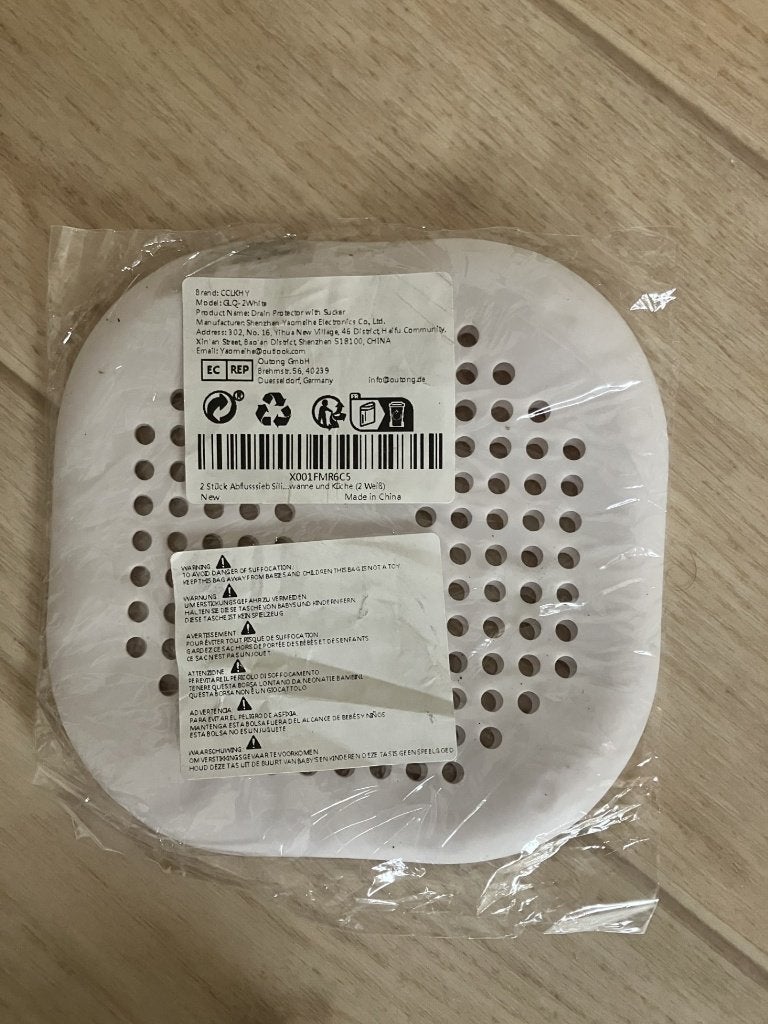 Drain protector met zuignap (2 stuks), Ophalen of Verzenden, Nieuw, Douche