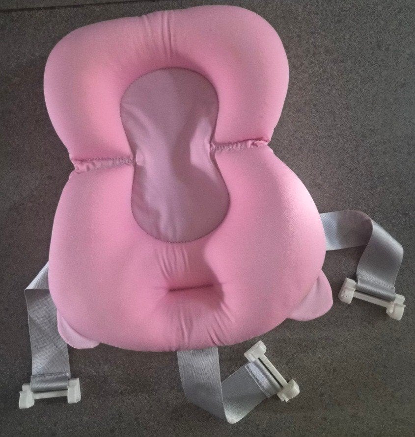Baby badzitje / badsteun – zacht en comfortabel – roze, Ophalen of Verzenden, Zo goed als nieuw, Badzitje of Badring
