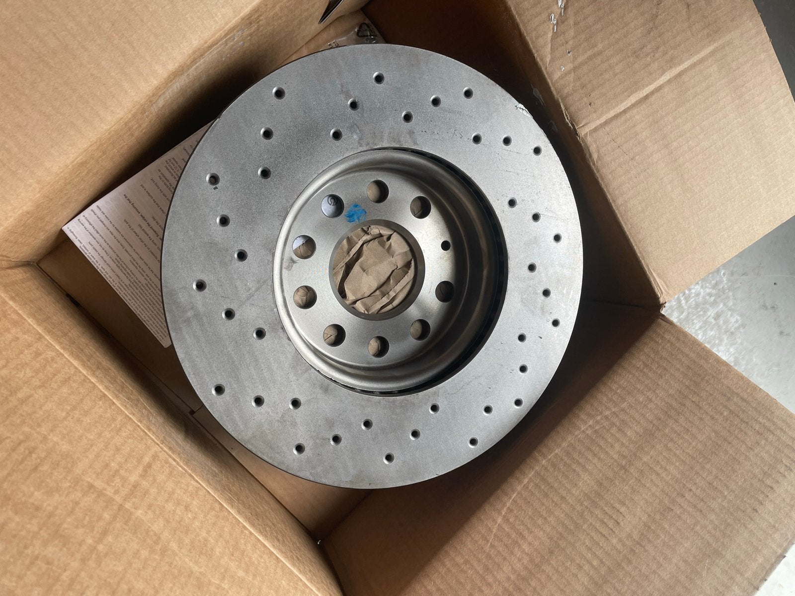 Brembo geperforeerde remschijven en remblokken set, Ophalen of Verzenden, Nieuw, Audi