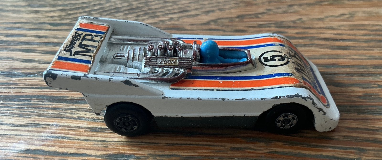 Vintage Matchbox Hi Tailer 1974 racewagen, Ophalen, Gebruikt, Overige typen