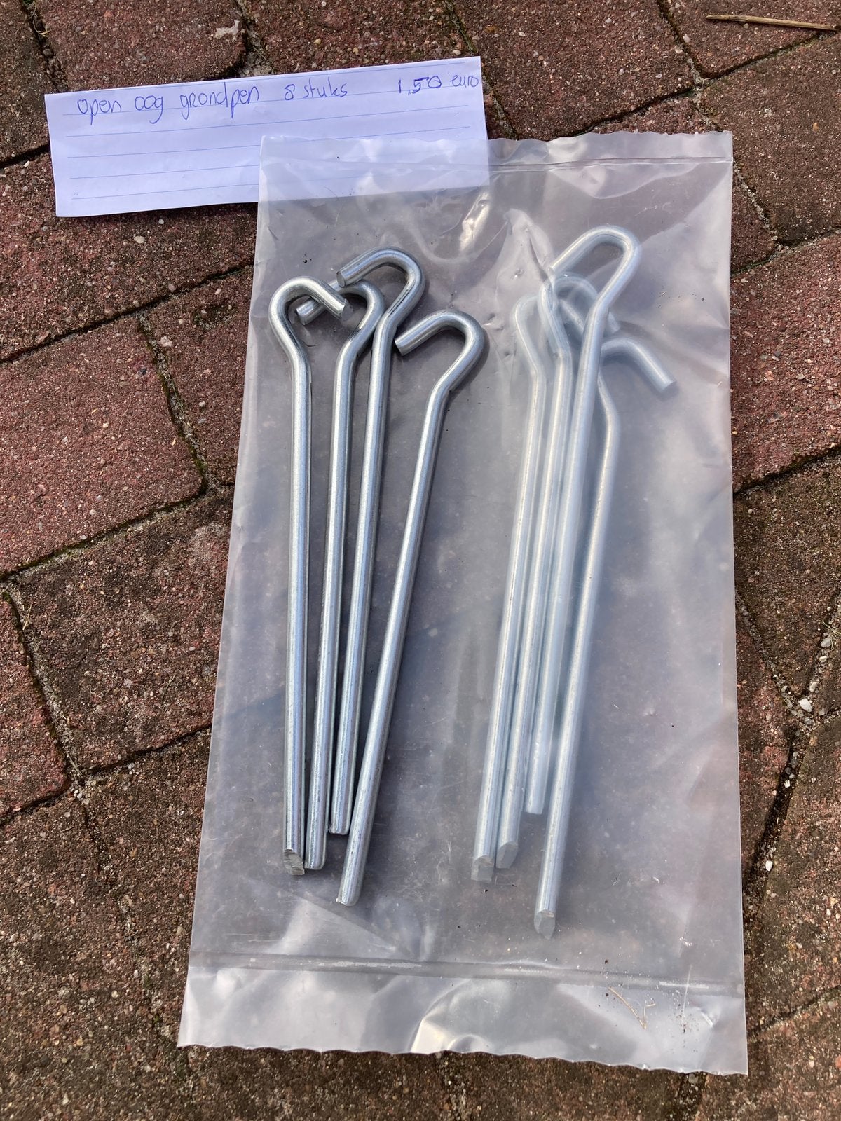 Tentharingen en veer, Ophalen, Zo goed als nieuw