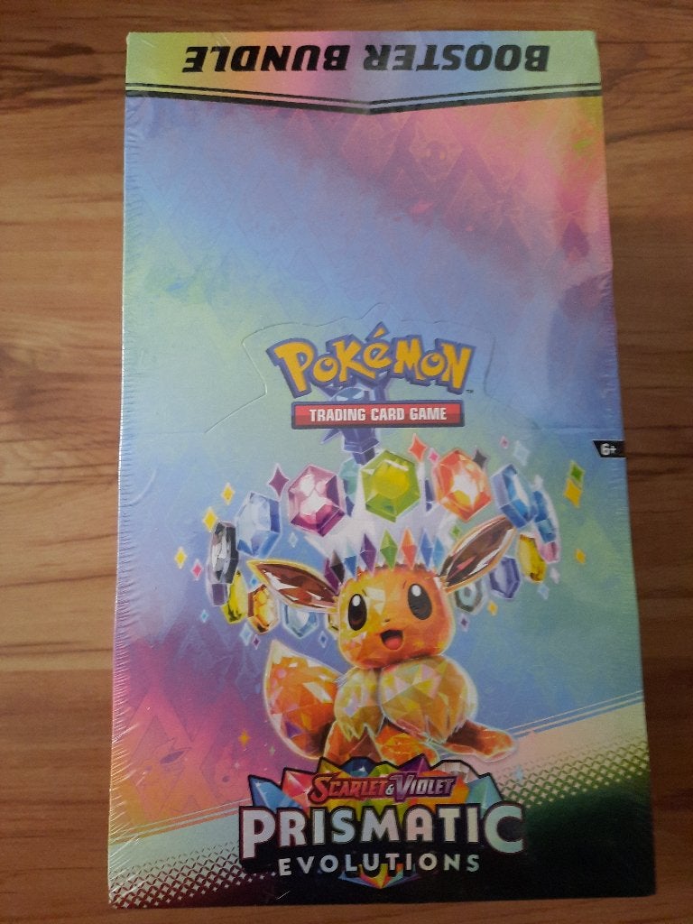 Prismatic Evolutions booster bundle display € 1.099,95, Hobby en Vrije tijd, Ophalen of Verzenden, Nieuw, Booster, Foil