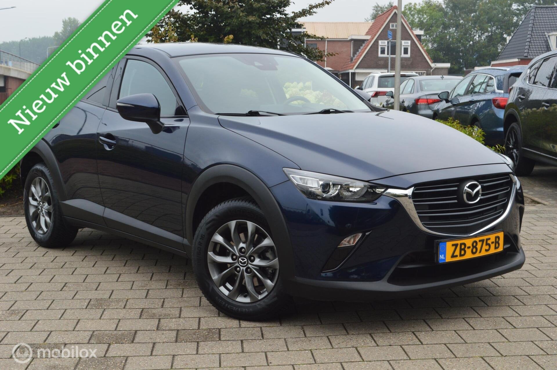 Mazda CX-3 2.0 SkyActiv-G 120 Sport Selected, Auto's, Mazda, 1998 cc, Stof, 4 cilinders, Blauw