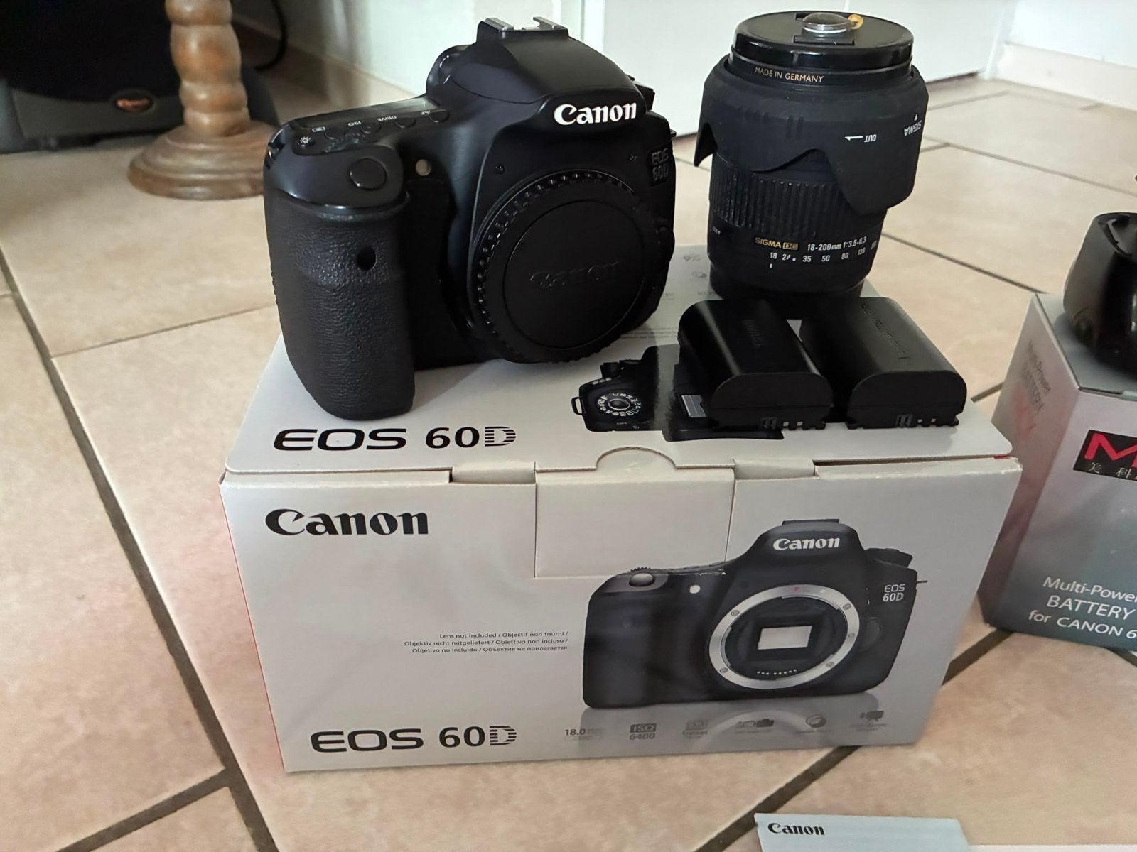 Canon EOS 60D Spiegelreflexcamera met Sigma lens en accessoi, Ophalen, Spiegelreflex, Canon, Beeldstabilisatie