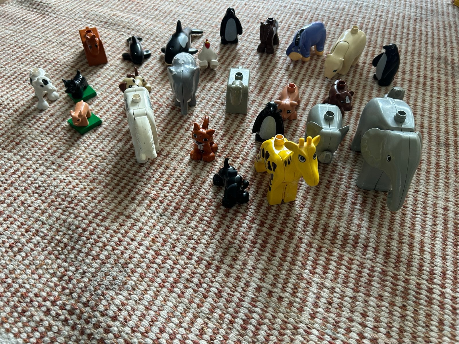 Grote collectie LEGO Duplo: dieren, poppetjes, voertuigen en, Kinderen en Baby's, Ophalen, Inclusief minifiguren, Gebruikt, Duplo