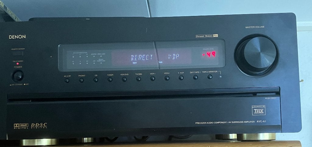 Denon AVC-A1 AV versterker, Audio, Tv en Foto, Versterkers en Receivers, Gebruikt, Denon, Ophalen of Verzenden, 60 tot 120 watt