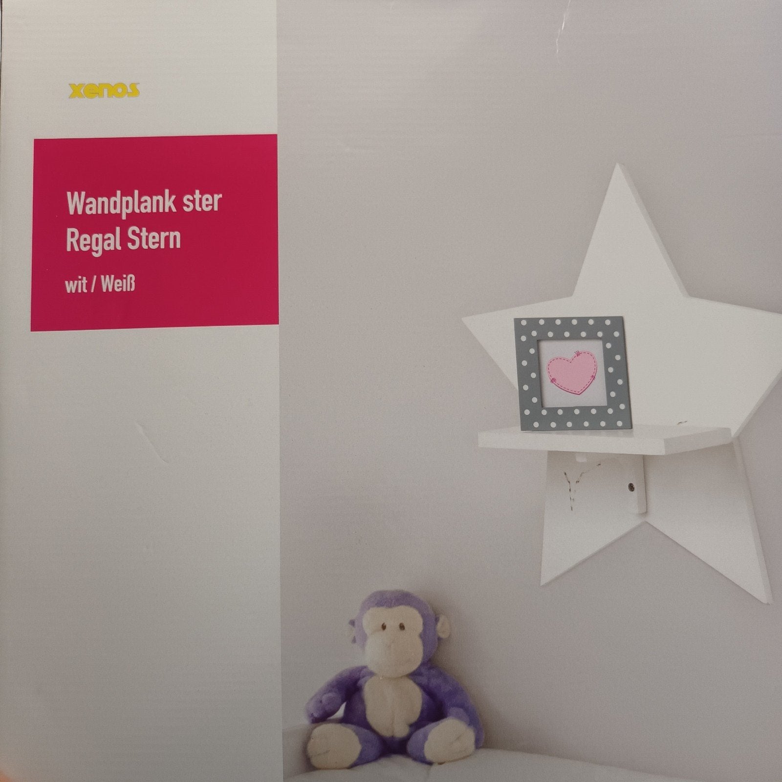 Wandplank ster voor kinderkamer, Huis en Inrichting, Ophalen, Nieuw