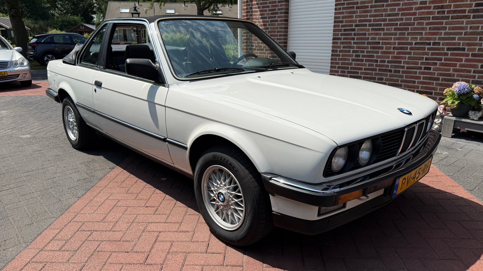 BMW 3-Serie 316 Baur Cabriolet TC 1986 Wegenbelastingvrij, Auto's, BMW, 1027 kg, 1766 cc, 4 cilinders, Cabriolet