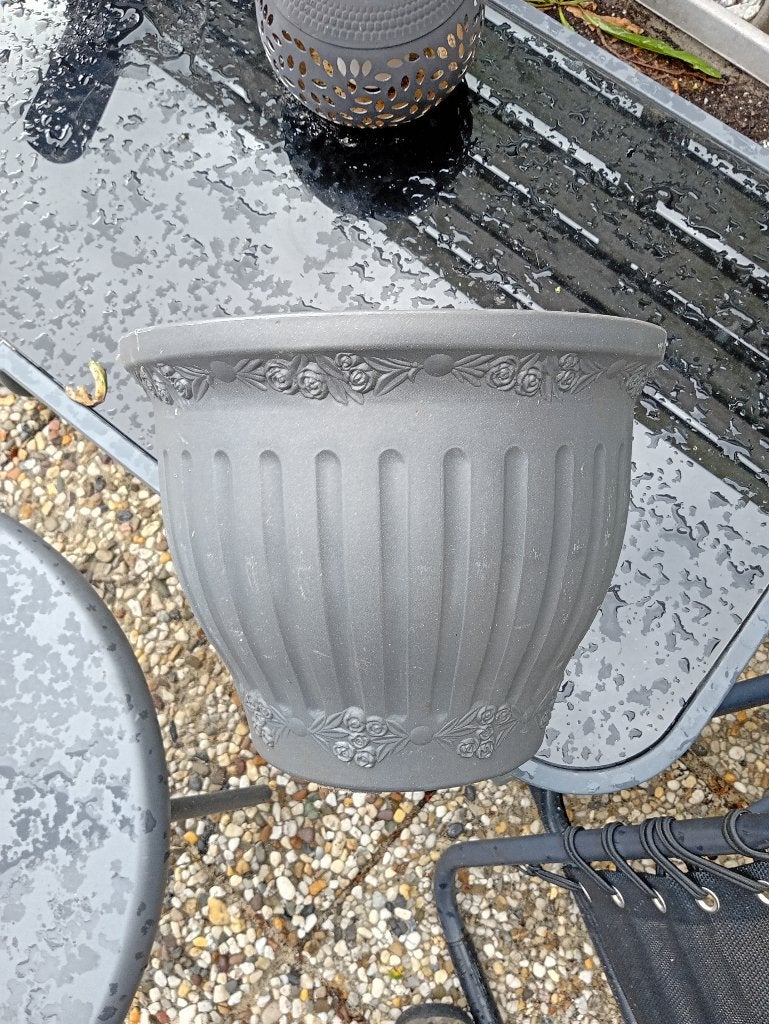 Bloempotten, Kunststof, Gebruikt, Rond, Minder dan 40 cm
