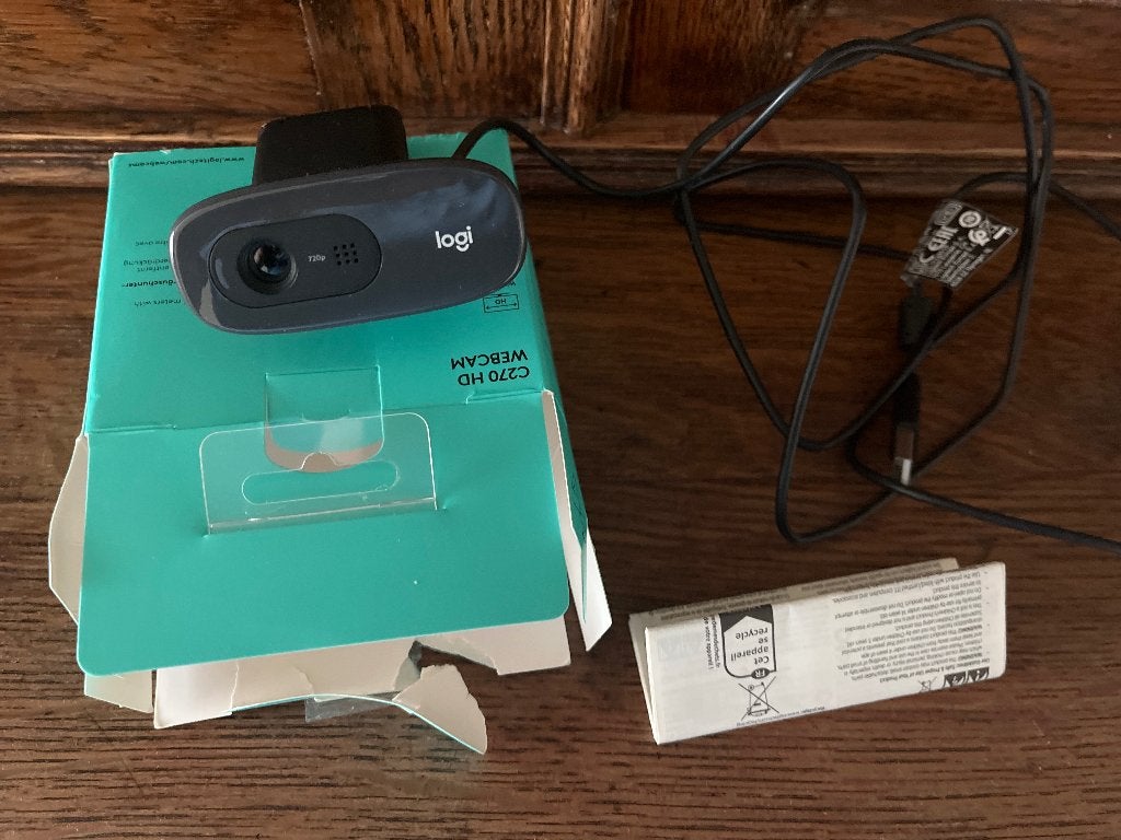 C270HD webcam, Computers en Software, Webcams, Ophalen of Verzenden, Zo goed als nieuw, IOS, Logitec