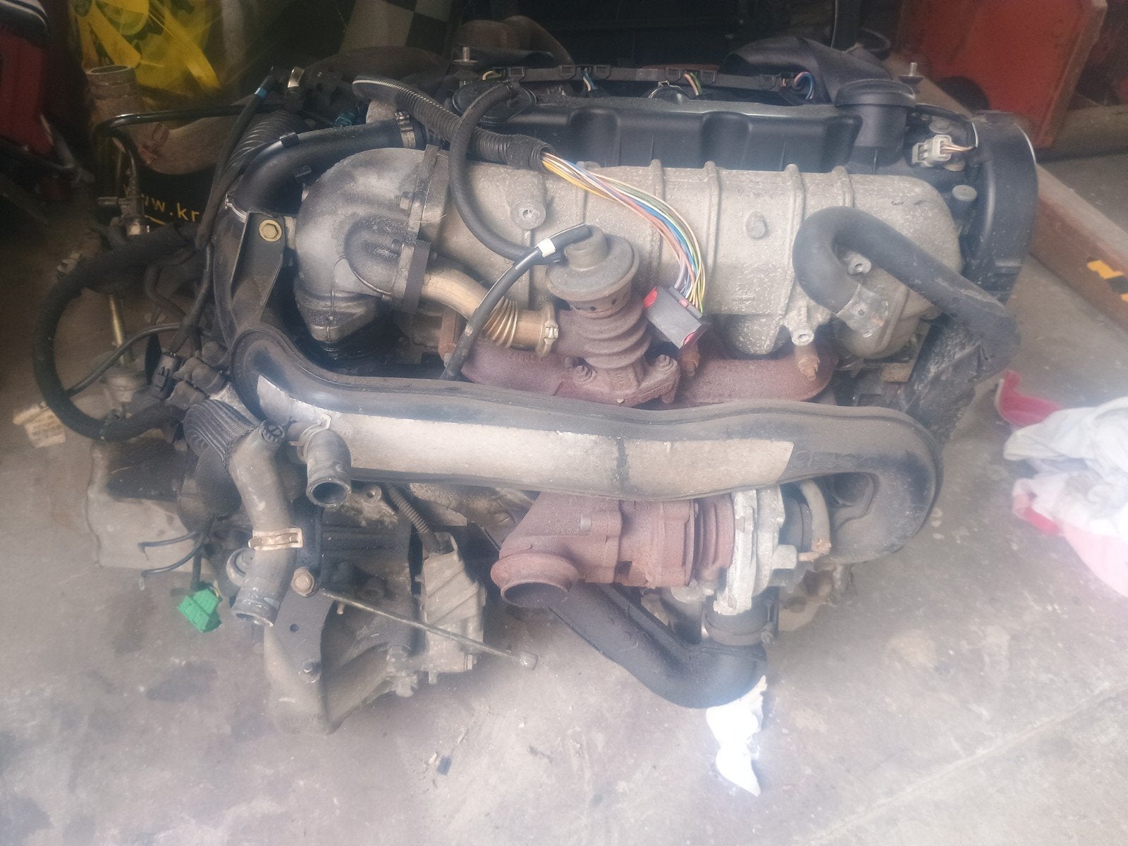 Peugeot 206 2.0 HDI Motor met Versnellingsbak (RHY, 2002), Ophalen