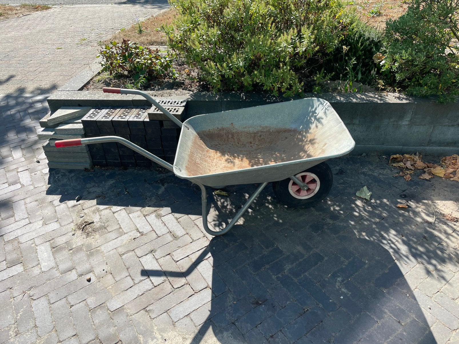 Kruiwagen, Ophalen, Gebruikt, Handmatig, Eenwielig