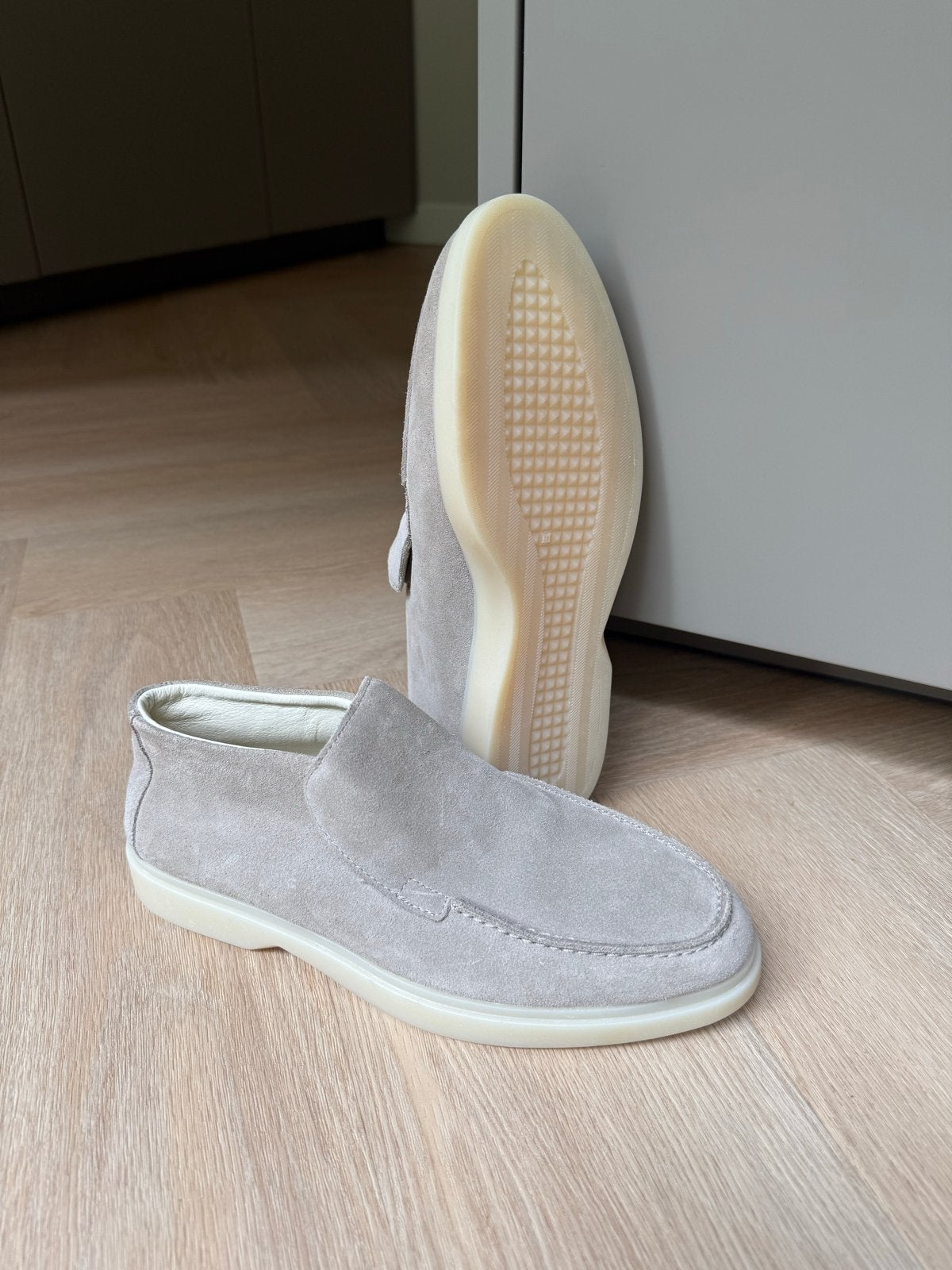 Mason Garments Amalfi suède slip-ons - Nieuw, maat 40, Kleding | Heren, Schoenen, Loafers, Bruin, Nieuw, Ophalen of Verzenden
