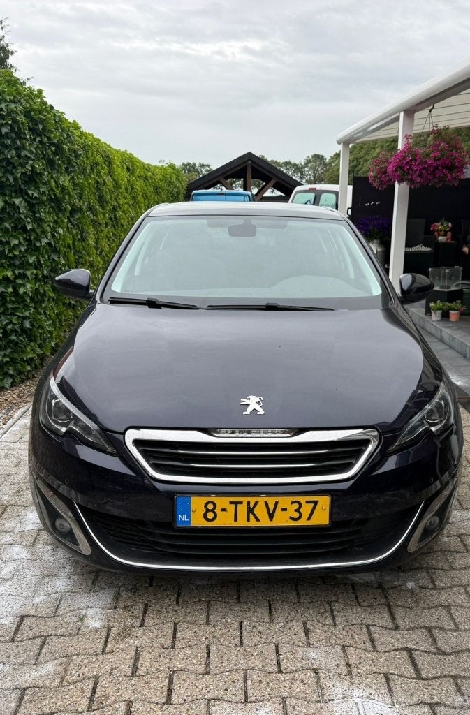 Peugeot 308 1.6THP 92/125 5-D 2014 Blauw, Auto's, Euro 5, Zwart, 4 cilinders, Blauw