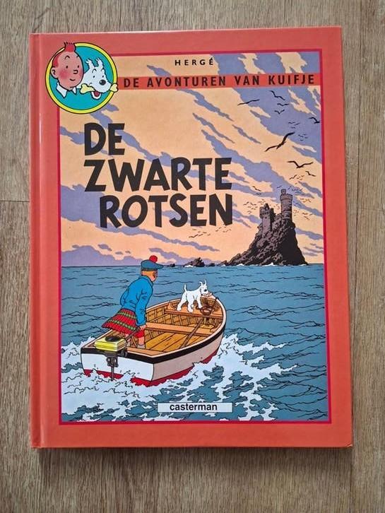 Kuifje: De Zwarte Rotsen / De Geheimzinnige Ster (Hardcover), Boeken, Eén stripboek, Ophalen of Verzenden, Zo goed als nieuw