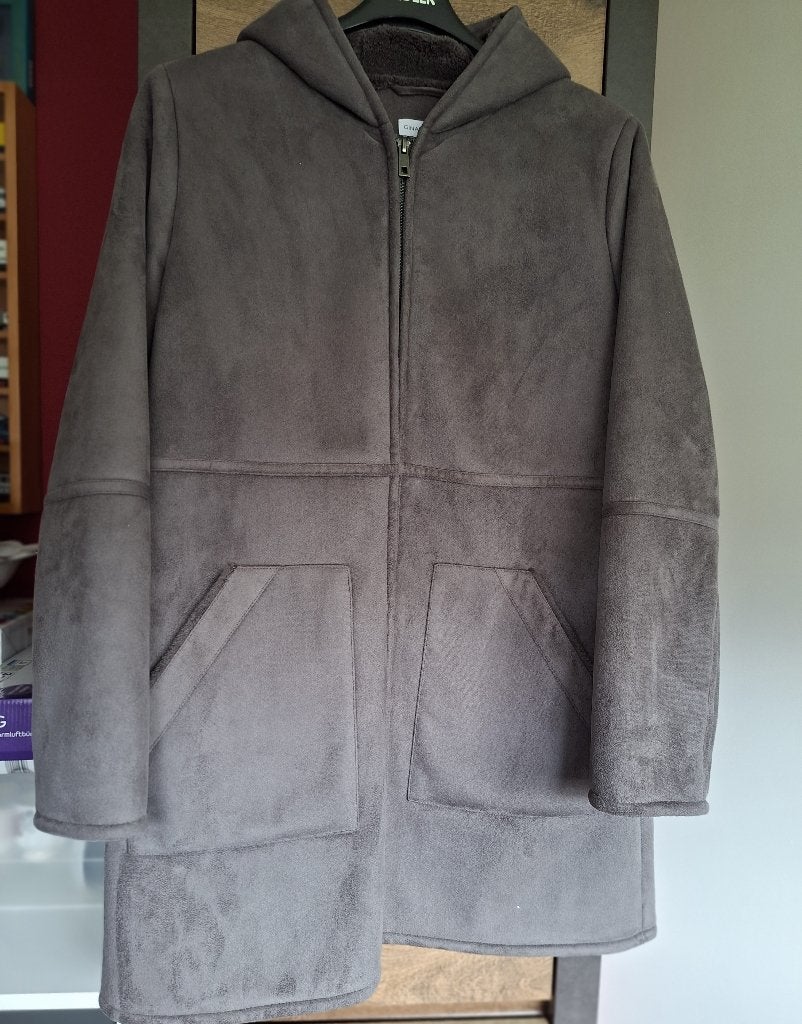 Dames Wintermantel - maat M - donkerbruin, Kleding | Dames, Maat 38/40 (M), Bruin, Ophalen of Verzenden, Zo goed als nieuw