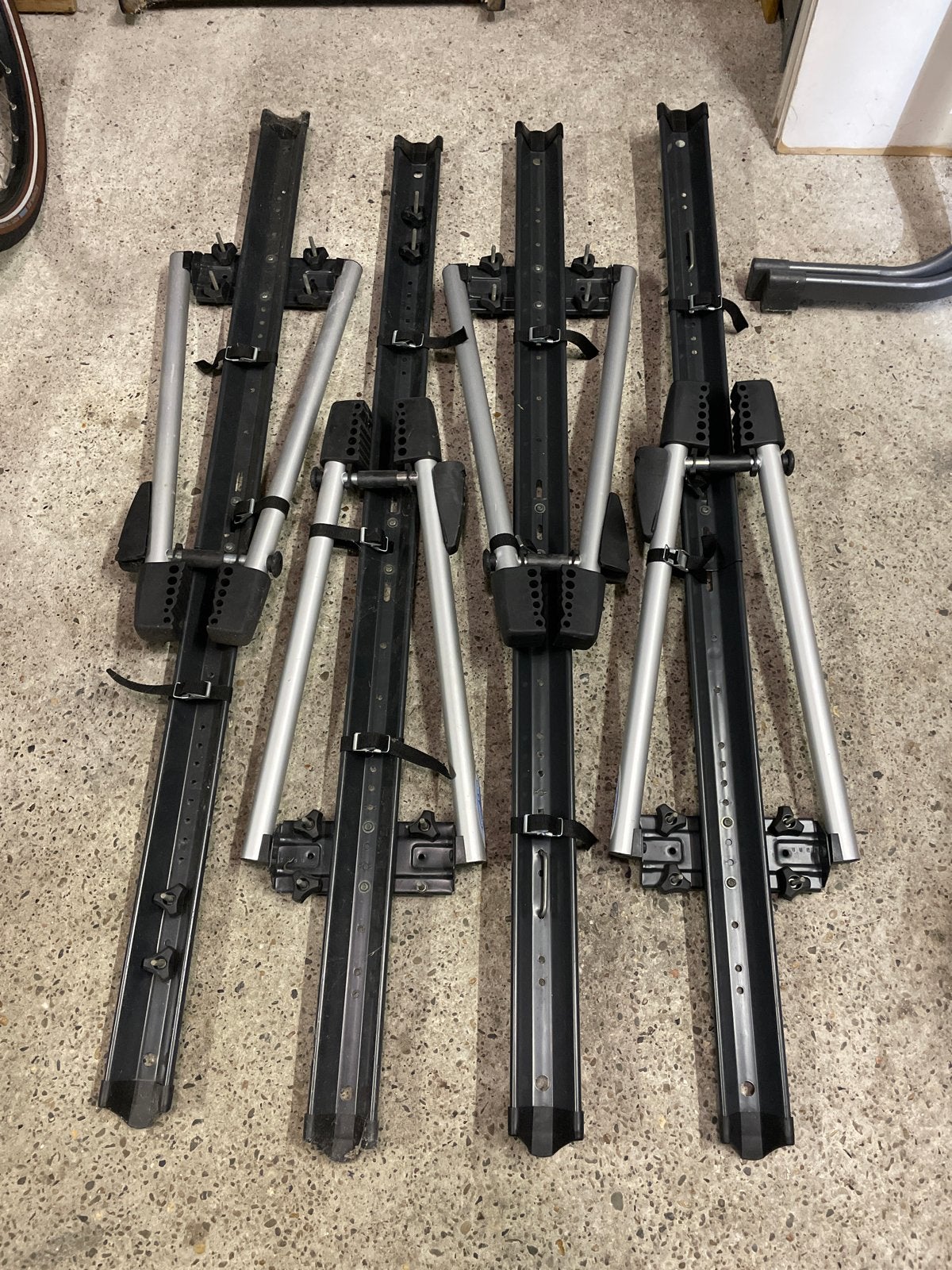 Set van 4 fietsendragers voor Roadmaster vouwwagen, Ophalen, 3 fietsen of meer, Gebruikt, Dakdrager