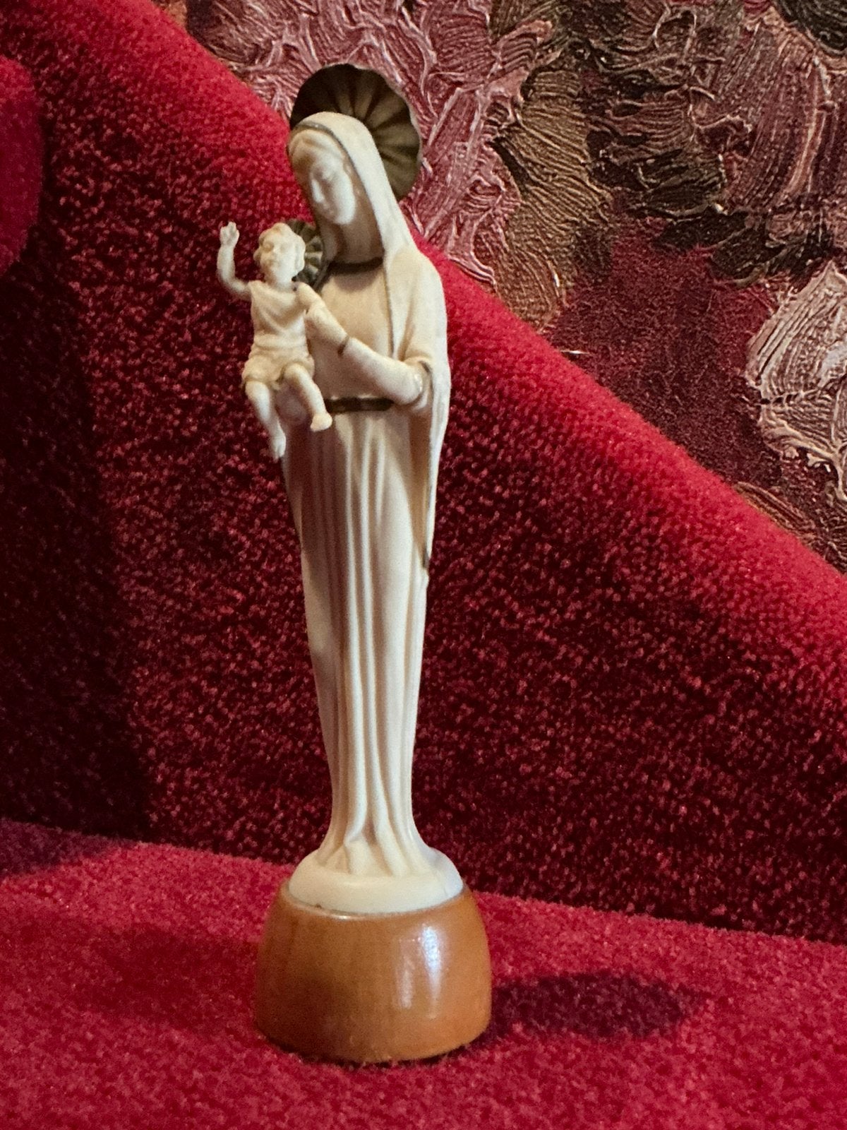 Liefelijk Maria beeldje ❤️ Maria met kindje, Ophalen of Verzenden