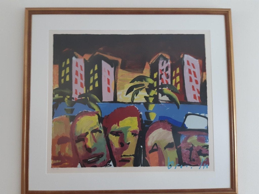 Herman Brood Family Affair, Antiek en Kunst, Ophalen, Zeefdruk